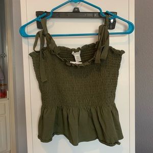 Cropped tube top